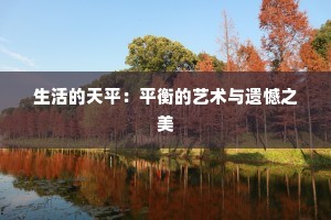 生活的天平：平衡的艺术与遗憾之美