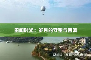 田间时光：岁月的守望与回响