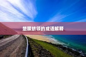楚腰蛴领的成语解释