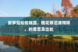 时物归春雨，交游散晓星。上一句是什么？