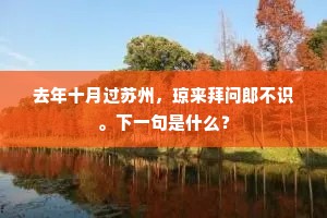 堂北阴森森，金源双树在。下一句是什么？
