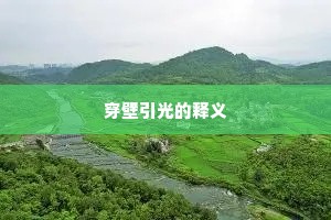 穿壁引光的释义