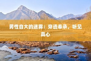 男性自大的迷雾：穿透奉承，听见真心
