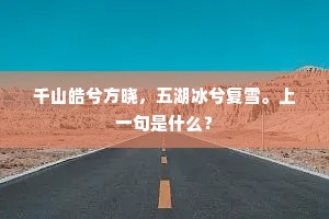爽气集冰雪，清心生羽翰。的释义