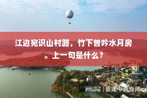 顾郑崔许辈，其名各亲题。上一句是什么？