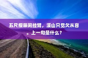登山临水兮有兰梦，断雁沉鱼兮无锦诗。的意思及出处