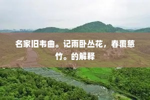 朝来废栉看山色，日里扃扉避世人。的释义