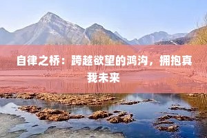 自律之桥：跨越欲望的鸿沟，拥抱真我未来