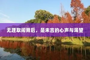 无理取闹背后，是未言的心声与渴望