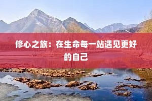 修心之旅：在生命每一站遇见更好的自己