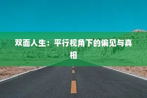 双面人生：平行视角下的偏见与真相