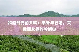 跨越时光的共鸣：单身与已婚，女性间永恒的怜悯链