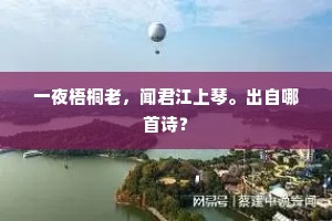只知终老归唐土，忽漫相逢是楚囚。的意思及出处