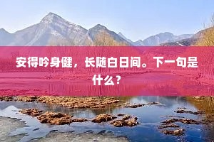 脱身凫舄里，载笔虎闱前。的释义
