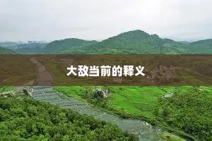 大敌当前的释义