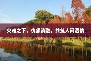 灾难之下，仇怨消融，共筑人间温情