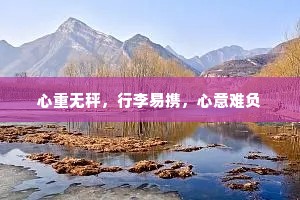 心重无秤，行李易携，心意难负