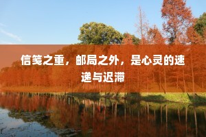 信笺之重，邮局之外，是心灵的速递与迟滞