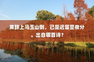 恨煞白云横半岭，举头不见丈人峰。全诗是什么？