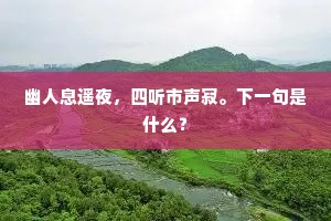 日暮乱鸦争白骨，不知谁是故将军。上一句是什么？