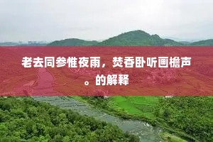 感激江湖存一老，纲常今古系三公。的意思及出处