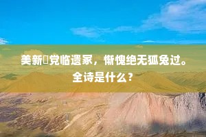 雨意报阑珊，归云几片残。的释义