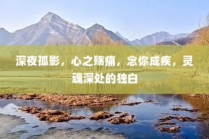 深夜孤影，心之殇痛，念你成疾，灵魂深处的独白
