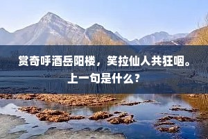 乾坤旷荡浑无用，湖海淹淫未有期。上一句是什么？