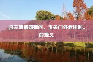 似闻俶扰中，复有红巾徒。的意思及出处