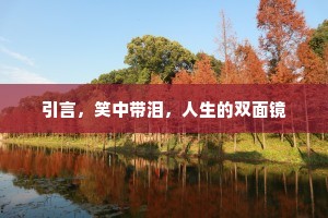 引言，笑中带泪，人生的双面镜