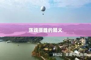 荡魂摄魄的释义