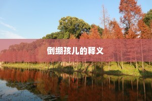 倒绷孩儿的释义