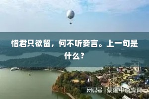 笑指桂树对我言，留取高枝待君折。的意思及出处