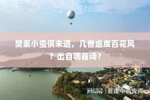 可厌尘寰多意绪，寒蟾为我调霜杵。的释义