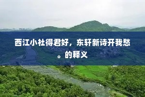 晨鸡未鸣子当发，明星煌煌大于月，的意思及出处