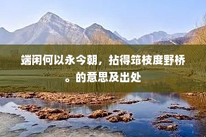 丹叶萧萧秋萧萧，有人来献渊明菊。下一句是什么？