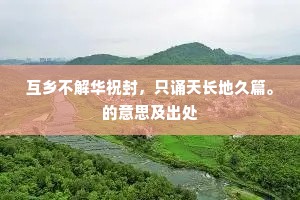 万里经吴楚，殷勤访阿翁。的意思及出处