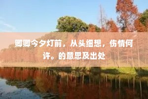 秋凉后。西风透。全诗是什么？