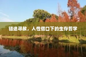 错途寻赦，人性借口下的生存哲学
