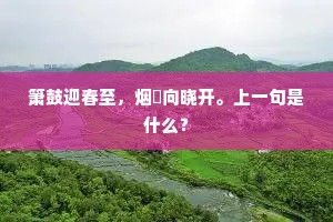 微升宝鼎分行细，直接晴云散缕迟。上一句是什么？
