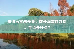 村墅苔为径，茅檐竹作篱。的释义
