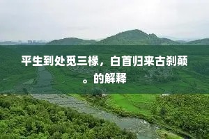 数折入岩门，厥势更雄壮。的释义