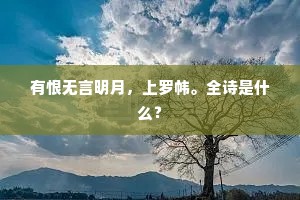 登临人莫厌，寻取上天梯。的解释