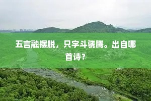 沙砾之痛，铸就生命之珍