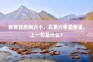 金石良言的释义
