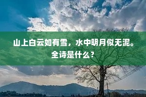 寒岩落桂子，野水过茶烟。的解释