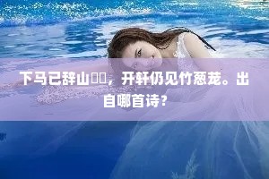漫说新庄类午桥，几年风雨困飘摇。的释义