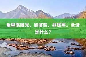 知君善颂如张老，犹望携壶更一临。的解释