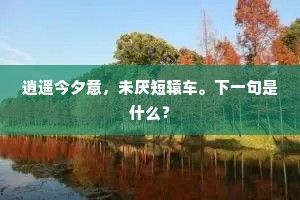 经年牢落别离群，准拟归来拂路尘。上一句是什么？