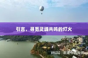 引言，寻觅灵魂共鸣的灯火